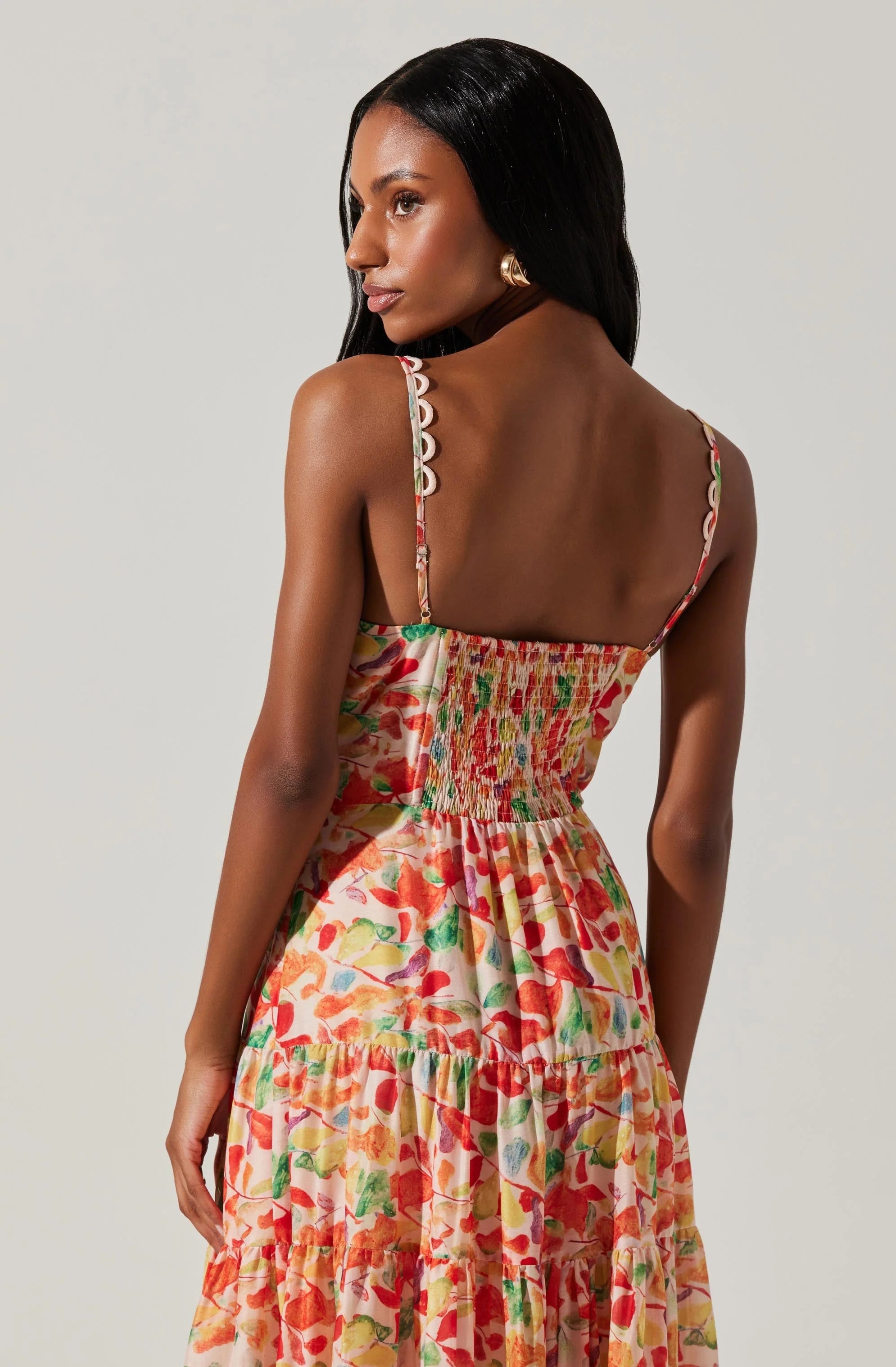 Tazia Tiered Floral Maxi Dress