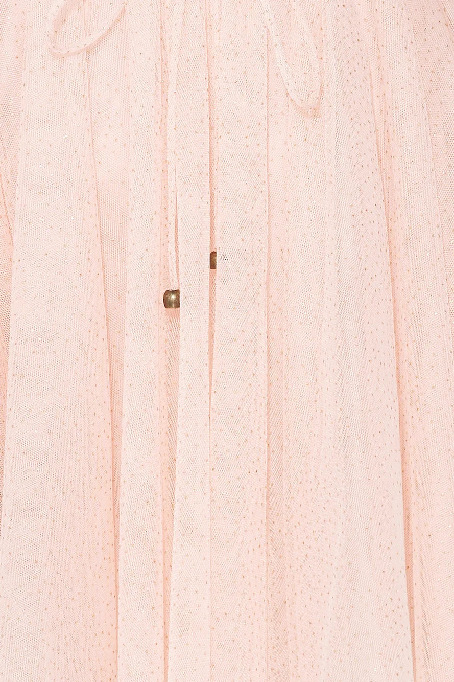 Sweet Smiles Tulle Mini Dress Pink